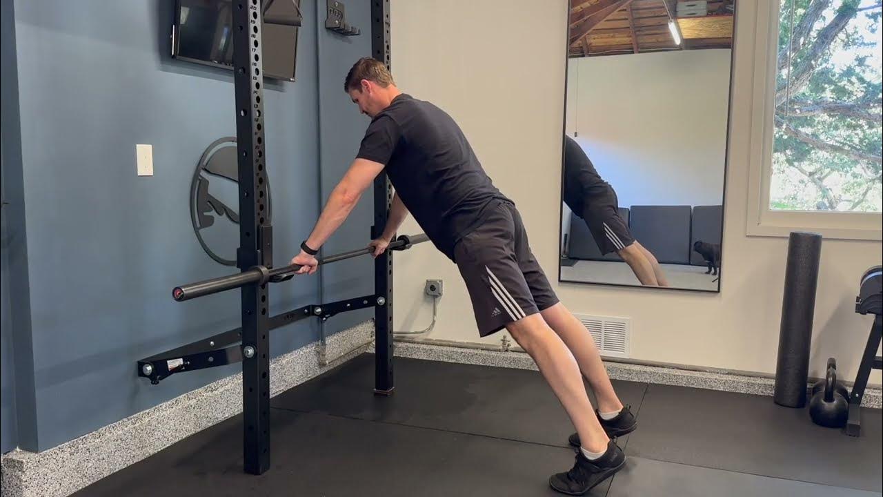 Push up: Elevated Barbell 