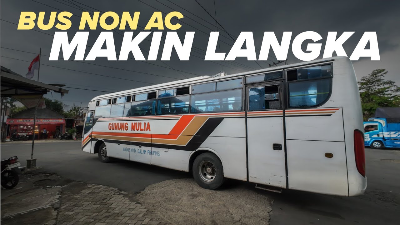 BUS NON AC KE UJUNG TIMUR WONOGIRI | Gunung Mulia Ekonomi Bumel Hino AK1J