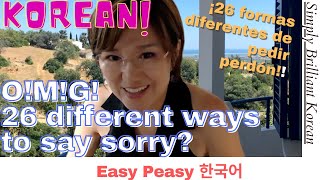 Korean converation#I am sorry  #001 미안합니다, 죄송합니다,  송구합니다, 어쩌나... and the variations. screenshot 5