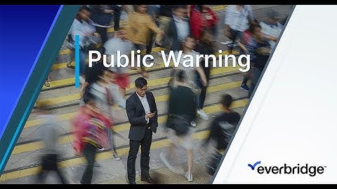Cell Broadcast for Public Warning