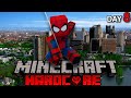 Minecraftထဲက ပင့်ကူလူသား...| Surviving as SpiderMan in Minecraft...