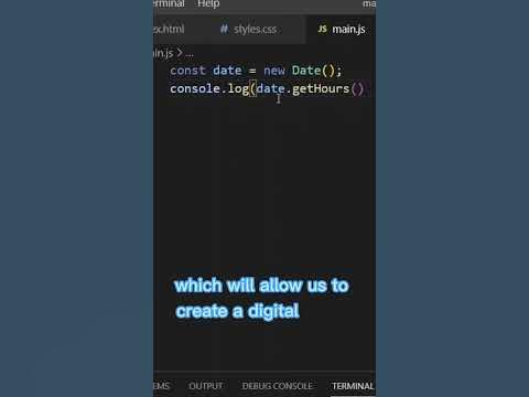 Learn To Create and Use JavaScript Date Objects & Methods - YouTube