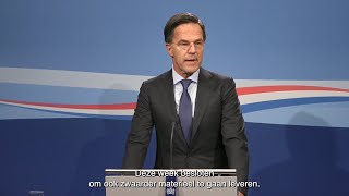 Statement persconferentie MP Rutte na ministerraad van 22 april 2022
