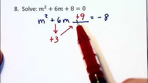 8.1b - Completing the Square - Part 1