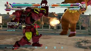 Feint debug into megaton blast | Tekken 7 Jack-7 Gameplay