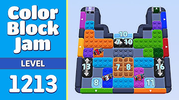 Color Block Jam Level 1213 (1214) | Puzzle Solved! 🎯
