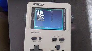 Clockwork GameShell Menu
