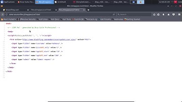 BlackFling - CSRF (Change Username) POC