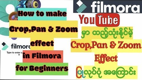 Crop Pan & Zoom in Filmora |How to Crop, Pan and Zoom| Create Crop,Pan & Zoom|