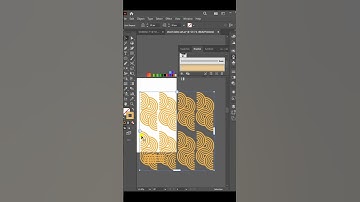 Pattern Design Hack with Adobe Illustrator | #graphicdesign #adobeillustrator #shorts