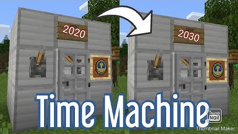 How To Make Working Time Machine In Minecraft Pe (No Mod/Cheat)