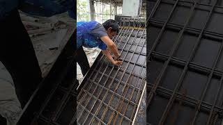 cách bố trí thép cầu thang chiếu nghỉ ba vế hai lớp A15 cách bố trí thép cầu thang chiếu nghỉ ba vế hai lớp A15
