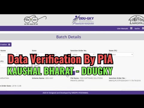 Data Verification by PIA | Kaushal Bharat |