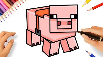 HOW TO DRAW A PIG 🐷 | MINECRAFT