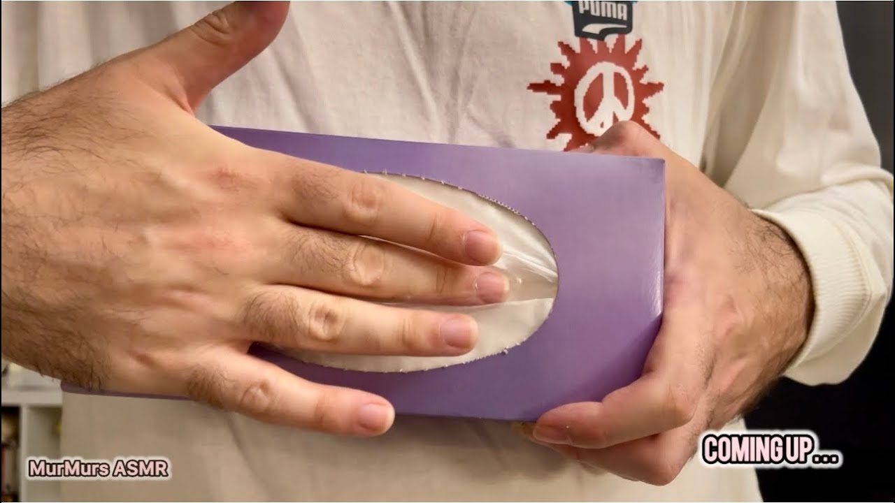 I’ll trace my fingers over this tissue box until your body unwinds ✨🖐️💤