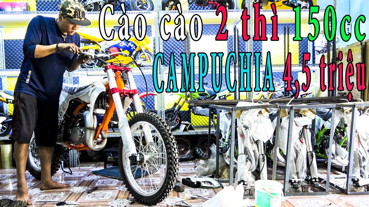 Cào Cào KTM 2 thì Châu Âu 150cc chuyên nghiệp | Giá 45... - youtube