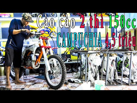 Video Cào Cào KTM 2 thì Châu Âu 150cc chuyên nghiệp | Giá 45... - youtube