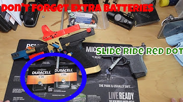C-More Slide Ride | 1/3N Battery | Never leave Home Without it!