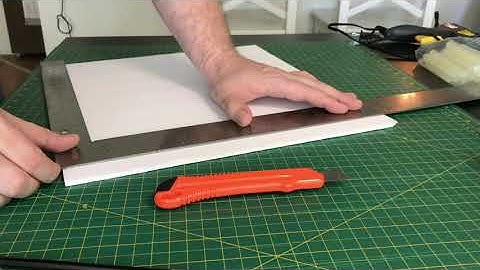 How To Make Foam Core Storage trays for Action Figures Collectors Review Video Part 1