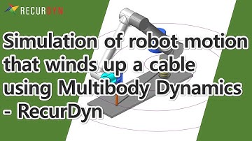 Cable Winding Robot Simulation