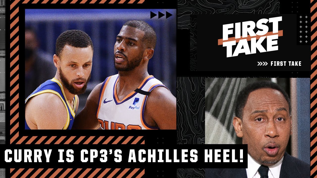 Steph Curry is Chris Paul's Achilles heel! – Stephen A. compares the Warriors & Suns | First Take