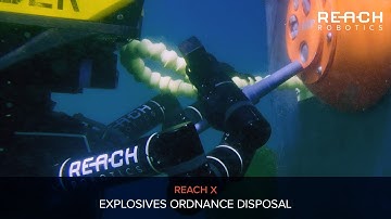 Reach X Disarms Limpet Mine - EOD Demo | Reach Robotics