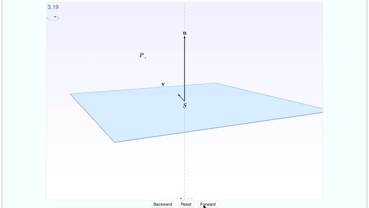 Project 3D Point Onto 2D Plane