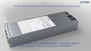 TDK-Lambda MU4 Series Power Supply Certification