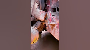 How to Fix a Broken Axle Tube Using This Amazing Technique – Watch till the End #axle #truck #shorts