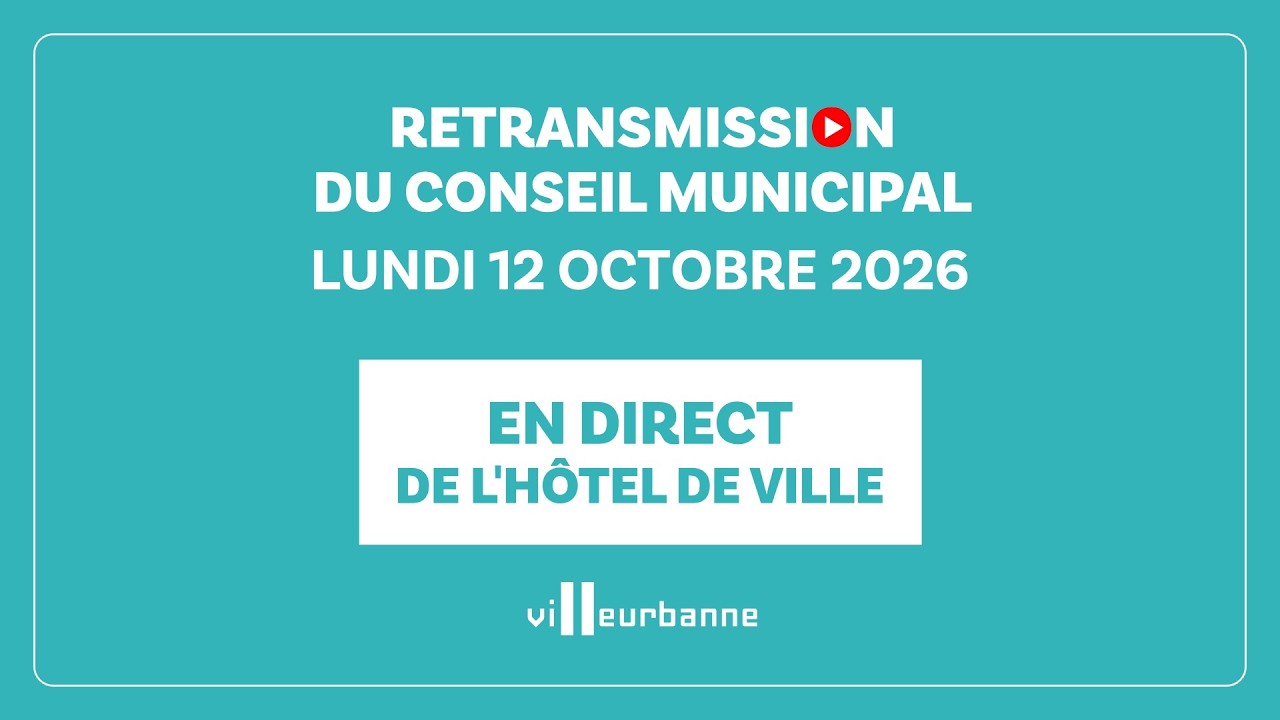 Conseil Municipal du lundi 12 octobre 2026