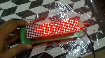new project felix ESP 8266 wifi Led matrix clock