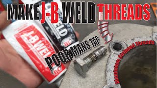 FIX stripped bolt hole threads the POOR MANS WAY