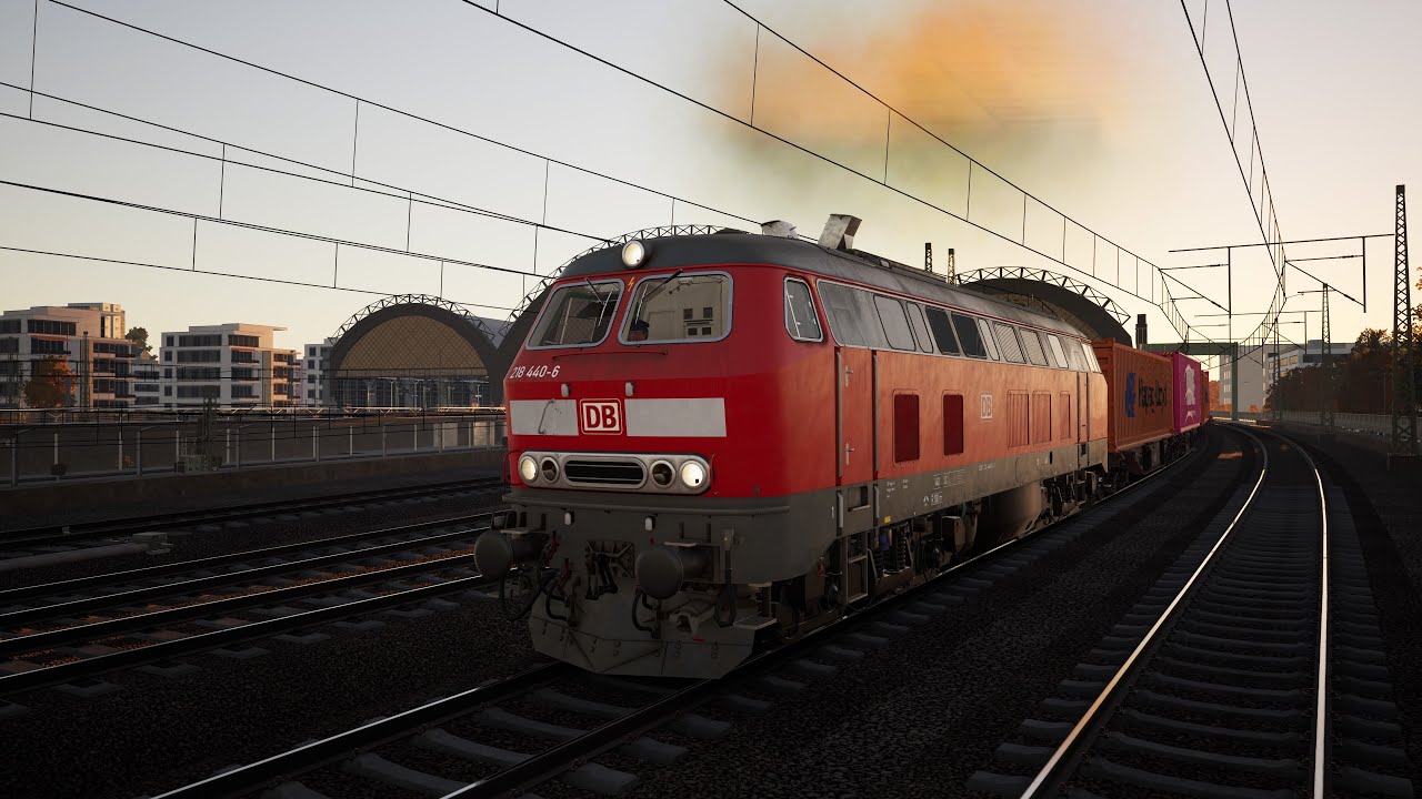 Train Sim World 6 Br 218 Güterzugfahrt auf der Strecke Dresden-Leibzig. TSW6 Gameplay