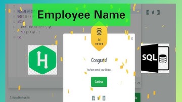 HackerRank Practice Sql 19 | Employee name
