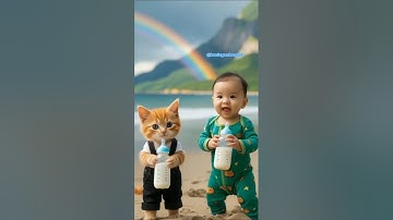 tang ting tung versi kucing lucu dan bayi lucu #cat #anmals #kucing #bayilucu #virals