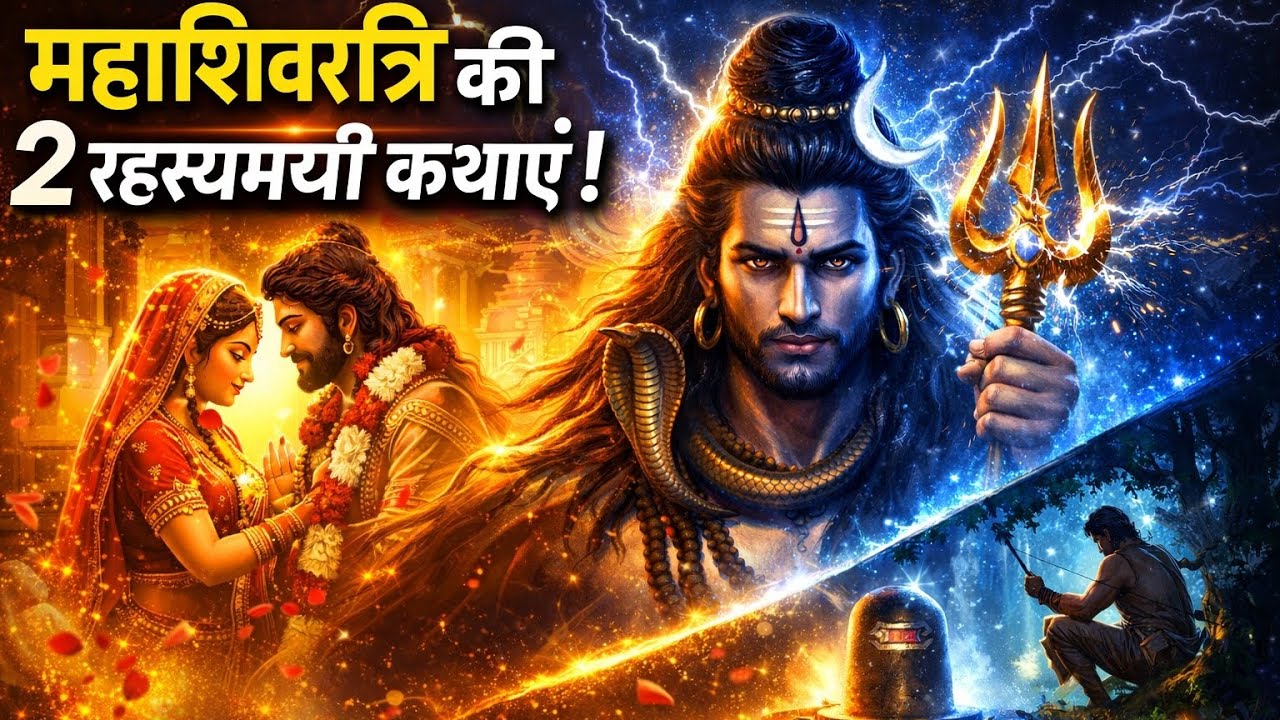 महाशिवरात्रि का असली रहस्य! शिवविवाह और शिकारी कथा जिसने इतिहास बदल दिया 🔱#mahashivratri #katha #yt