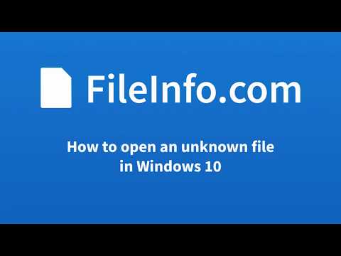 How to Open an Unknown File in Windows 10
