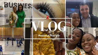 WEEKEND DAIRIES : BUSINESS SUMMIT | LASHES | CHURCH | BASKETBALL @windhoek #namibianyoutuber