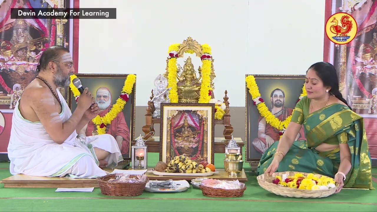 Saraswathi Puja at Devin Academy for Learning Sahakar Nagar | Sri Sharada Krupa | Sringeri Jagadguru