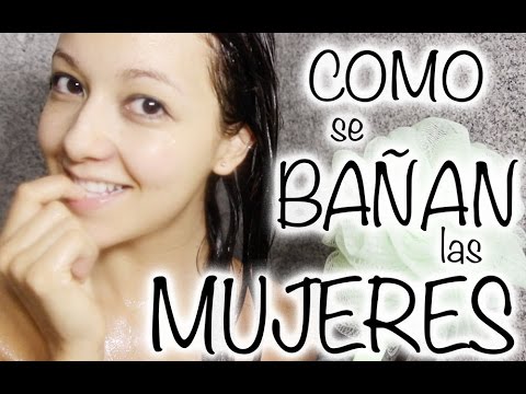 COMO SE BAÑAN LAS MUJERES