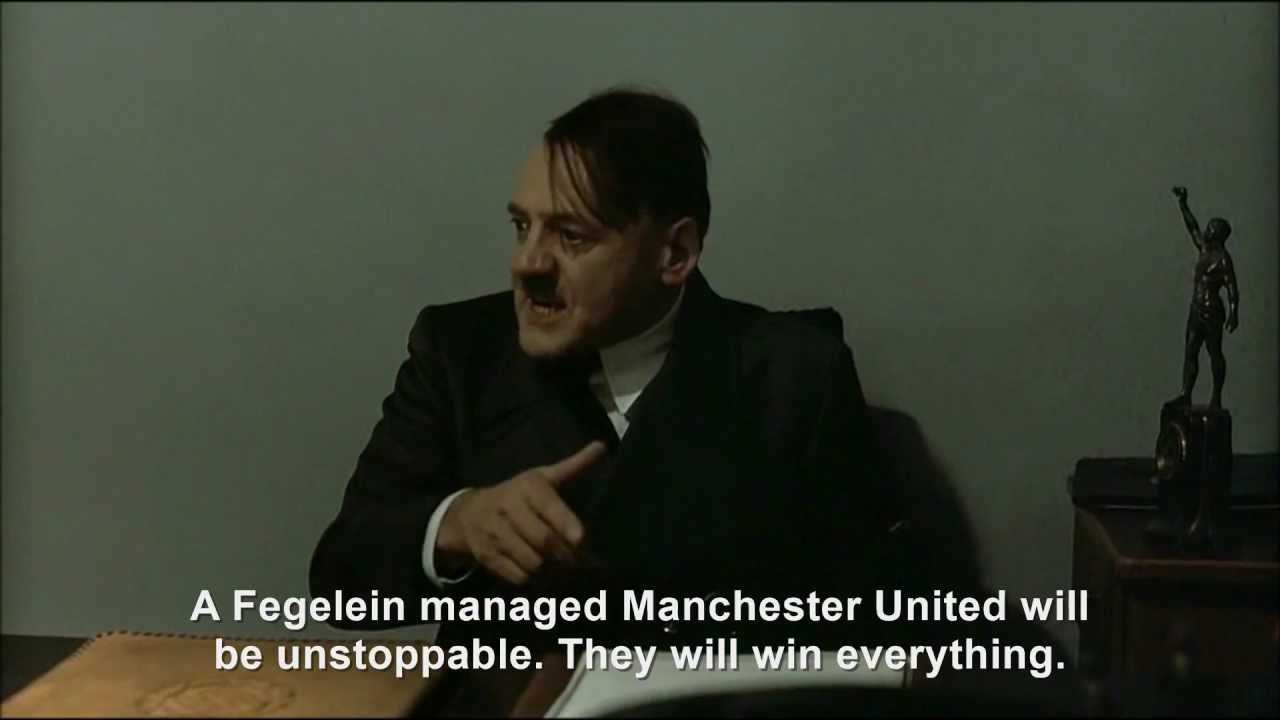 Hitler is informed Sir Alex Ferguson will retire as Manchester United manager