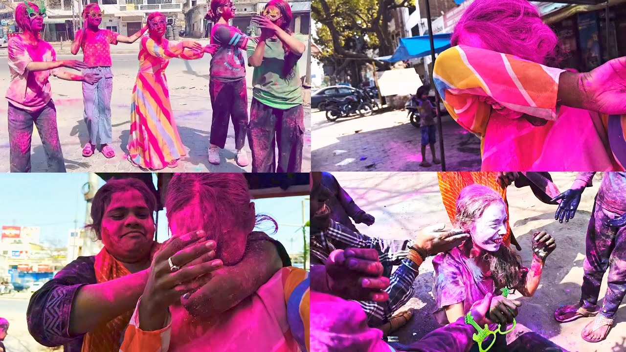 Dhoke se rang diya mujhe bhi 🥲|  happy holi 🫟 | holi celebration #theriyaguptavlogs31 