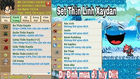 Ngọc Rồng Online[Đủ Set Thần Linh]Úp Đồ Ăn Nào !