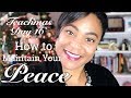 How to Maintain Your Peace | Bible Study