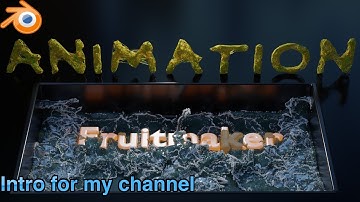 BLENDER Intro-Video with Flip Fluids and animation nodes