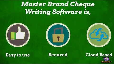 cheque writer software