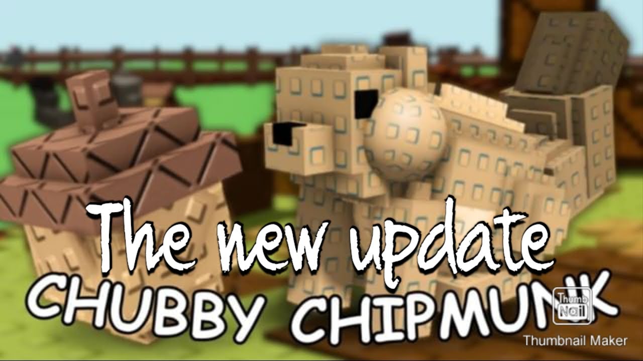The new update of the chubby chimpunk in grow a garden - YouTube