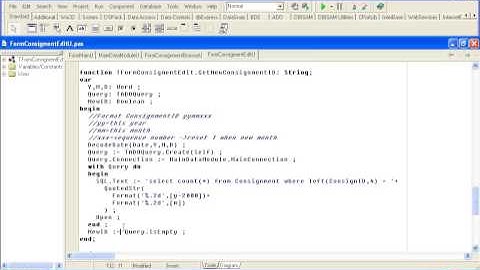 Thai Delphi Database Application #5a
