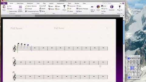 Notating with 4 voices in Sibelius