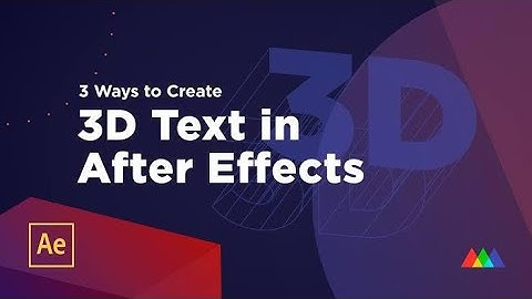 3D Layers in After Effects | After Effects